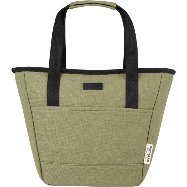 Sac-repas isotherme Joey de 6 L en toile recyclée GRS pour 9 canettes - Olive