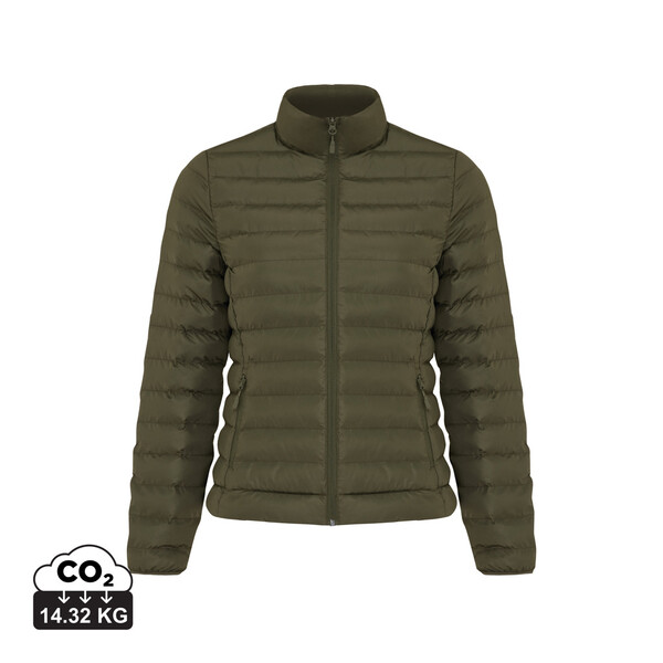IQONIQ Maiko dámska prešívaná bunda z rec. polyesteru - Khaki / XL