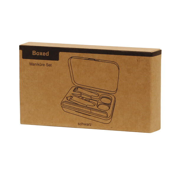 Manikúrová súprava Boxed - Čierna