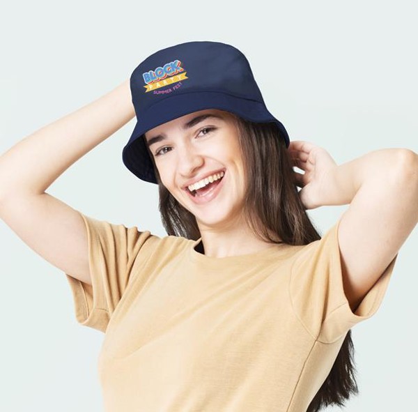 Panamá Para Adulto De Algodão - Branco