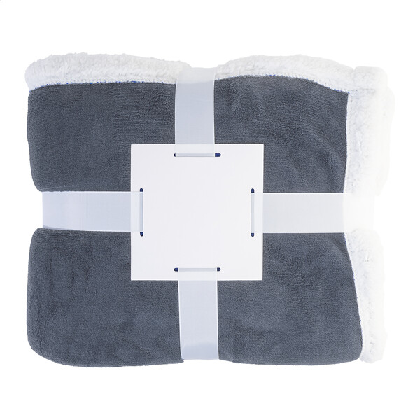 Coral Fleece Blanket Sammia - Dark Grey