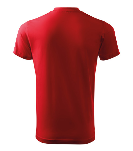 Tričko Unisex Malfini® Heavy V-Neck - Červená / XL