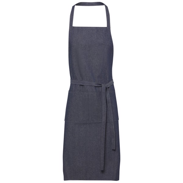 Jeen 200 g/m² recycled denim apron - Dark Blue