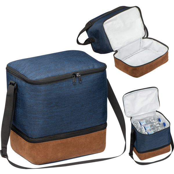 Big cooler bag with 2 compartments - Darkblue