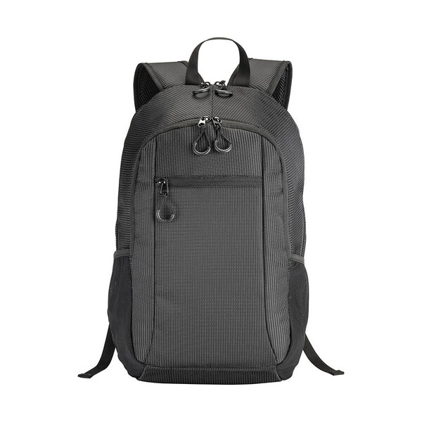 Σακίδιο πλάτης Laptop Dobby Nylon με 3 τσέπες - Black