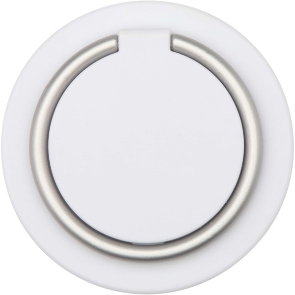 Albali Magnetische Smartphonehalterung  aus recyceltem Kunststoff mit Ringständer - weiss