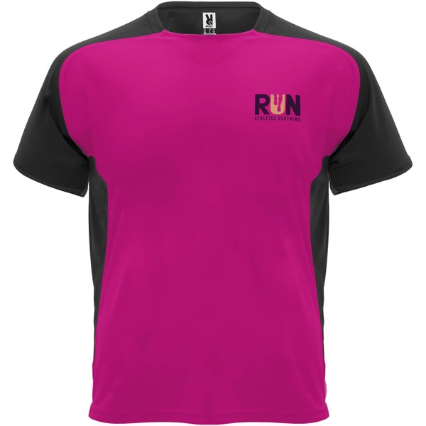 T-shirt sportiva a maniche corte da bambino Bugatti - Fucsia / Nero / 16