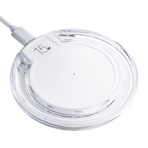 Chargeur Sans Fil COPPERWAVE - blanc / 15 Watt