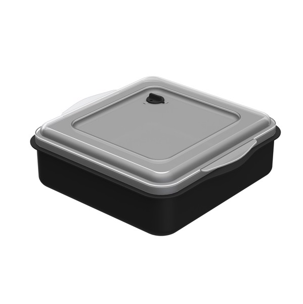 Universal Box „Togo“ - Plain Black / Transparent
