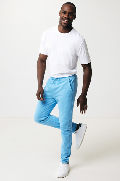 Tepláky IQONIQ Cooper z recykl. bavlny - Tranquil Blue / XXXL