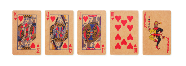 Recycled paper playing cards Aruba +