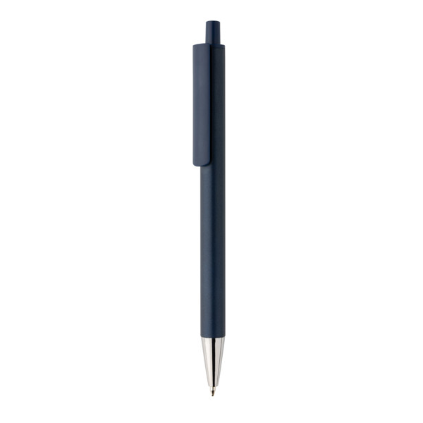 Stylo en aluminium recyclé certifié RCS Amisk - Bleu