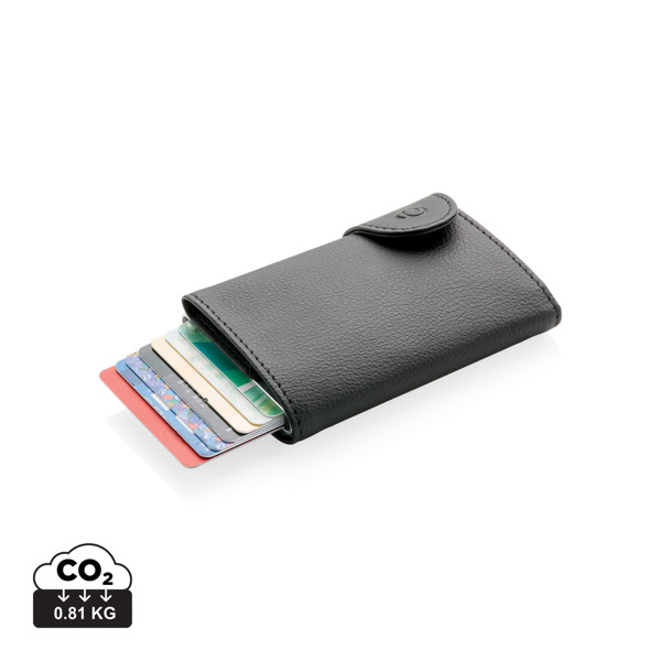 C-Secure RFID držač kartica i novčanik - Crna / Srebrna