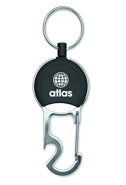 Sissetõmmatav märgihoidja komplekt Pulric - Must