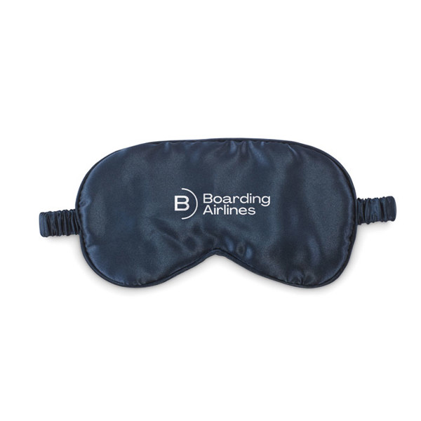 Soft polyester eye mask Sleepy - Blue