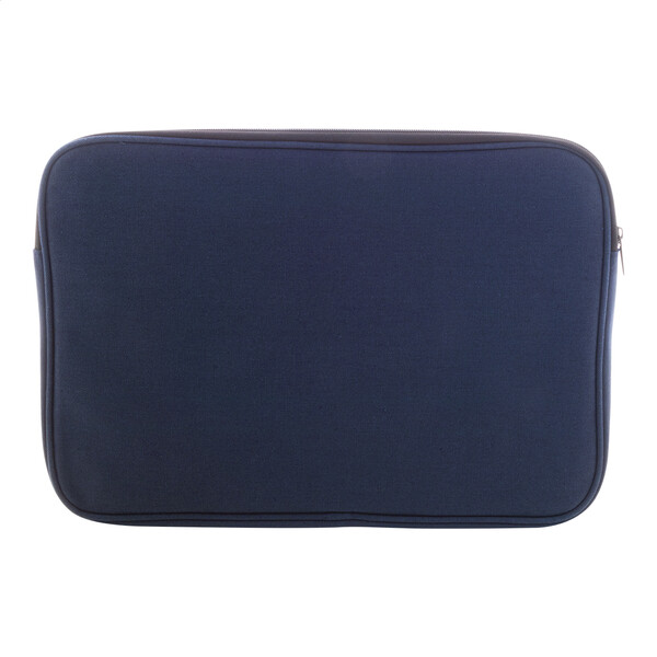 Sacoche ordinateur portable en toile recylcée Rebyss Comp - Bleu Foncé