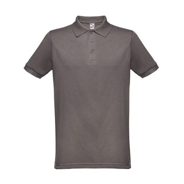 THC BERLIN. Polo manches courtes pour homme - Gris / XS