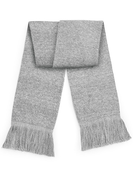 Classic Knitted Scarf - Black