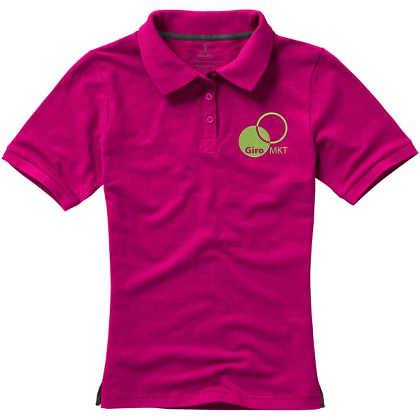 Polo manches courtes femme Calgary - Magenta / M