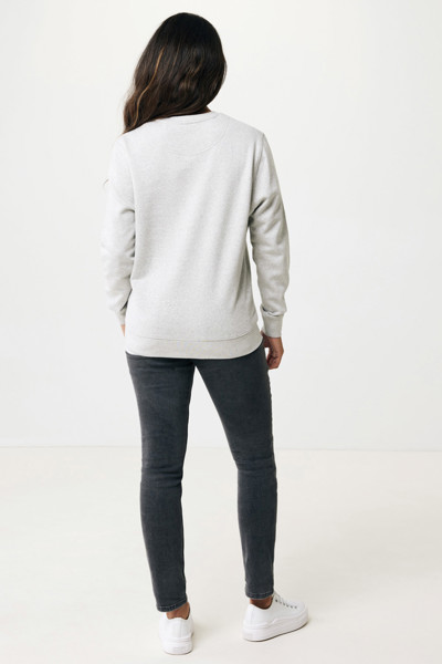 Lehká mikina Iqoniq Etosha z recykl. bavlny - Light Heather Grey / 5XL