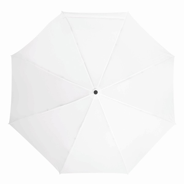 Avtomatski dežnik Calypso, odporen na veter, 97 cm - Bela