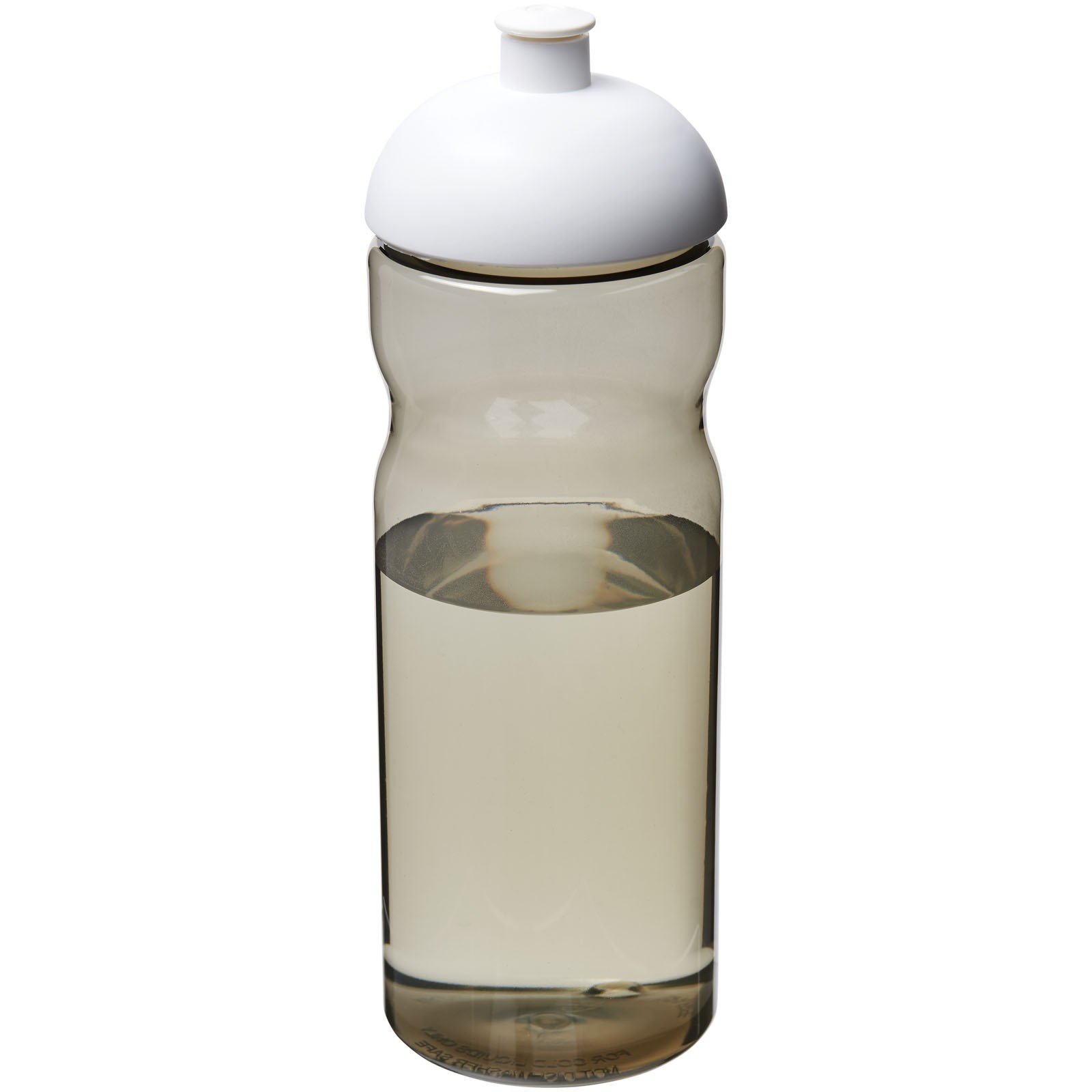 Sportovní láhev s kupolovitým víčkem H2O Eco 650 ml - Charcoal / Bílá