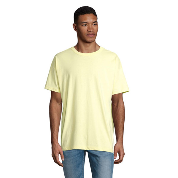 BOXY MEN OVERSIZED T SHIRT Light Yellow L