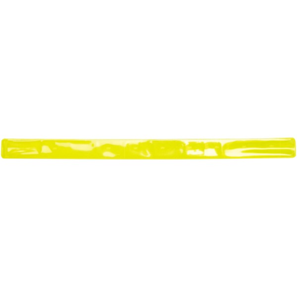 Brassard slap RFX™ réfléchissant de 44 cm en PVC - Jaune néon