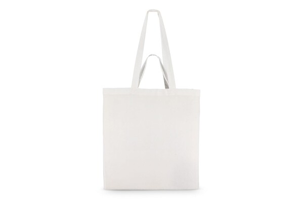 Sac fourre-tout en coton OEKO-TEX® 38 x 10 x 42cm 140g/m². - Blanc