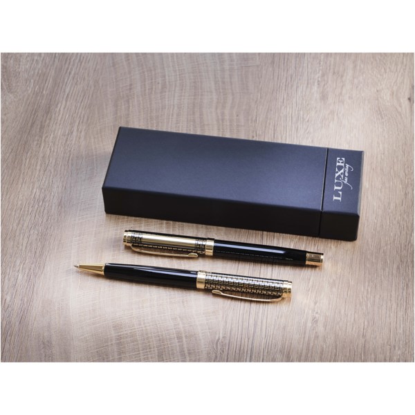 Parure Legato stylo bille et stylo roller (encre bleue)