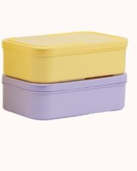 Lot de 2 Lunch box Polarbox Jaune