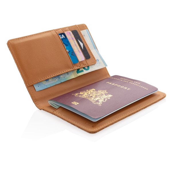 RFID korková cestovní peněženka