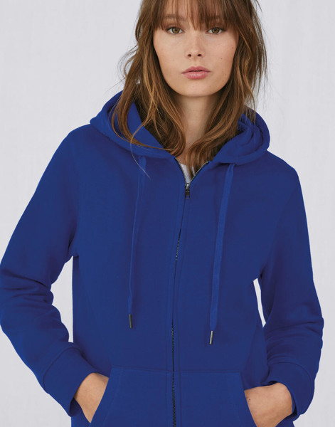 Queen Zipped Hooded / Women - White / XL