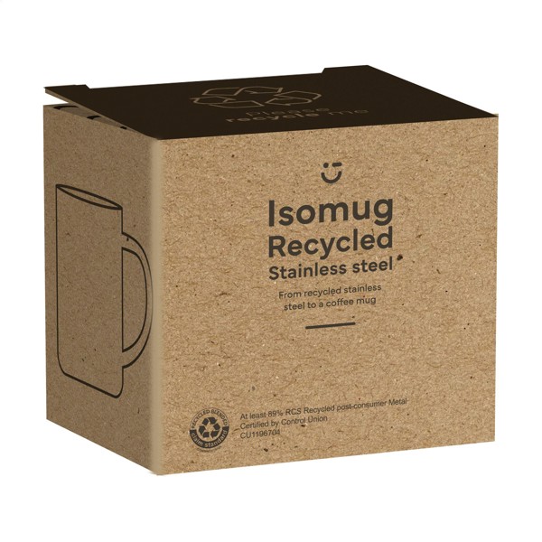 IsoMug RCS Recycled Steel 300 ml - argenté