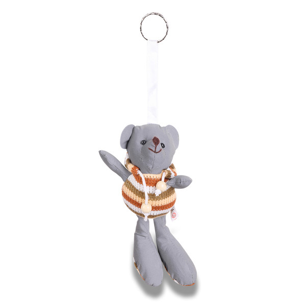 Teddy reflective keyring
