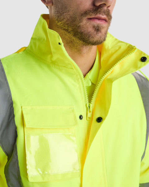 Av Parka Merak - VERDE JARDÍN/AMARILLO FLÚOR / 3XL