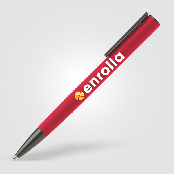 Stylo Jagger Acier - Rouge / Laser