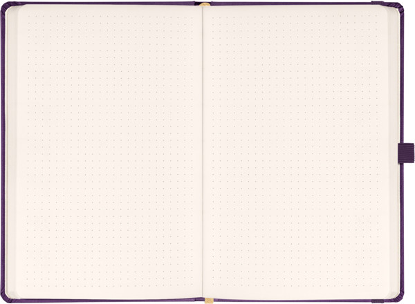 Notique Notes Aprint Neo, Fialový, Tečkovaný, 15 x 21 cm