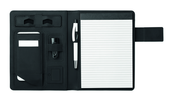A5 folder with power bank Powernoty
