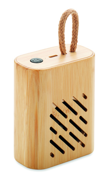 Rey bamboo wireless speaker, 3W output