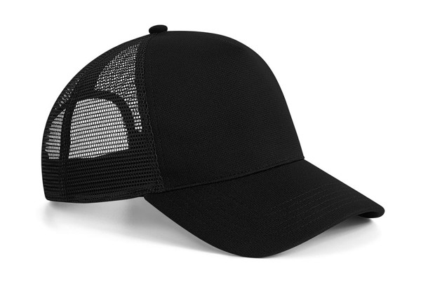 Microknit Snapback Trucker - Black / ONE SIZE