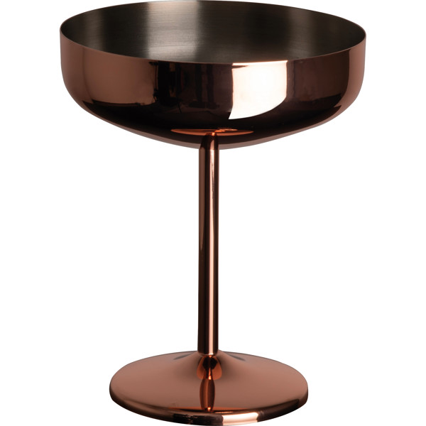 Stainless steel glass with copper, 300ml EUGENIA - Copper
