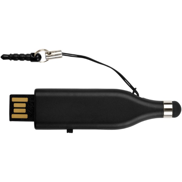Pamäť USB Stylus - Jednofarebná čierna / 16 GB