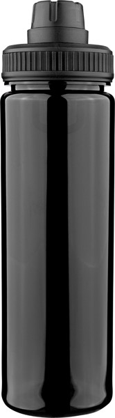 Fľaša na pitie z rPET (750 ml) Olivian - Čierna