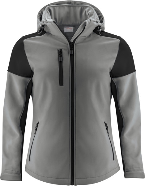 Ladies' Softshell Jacket Printer | Prime Softshell Women - Anthracite / Black / S