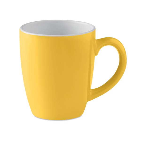 Taza cerámica de color 290ml Colour Trent - Amarillo