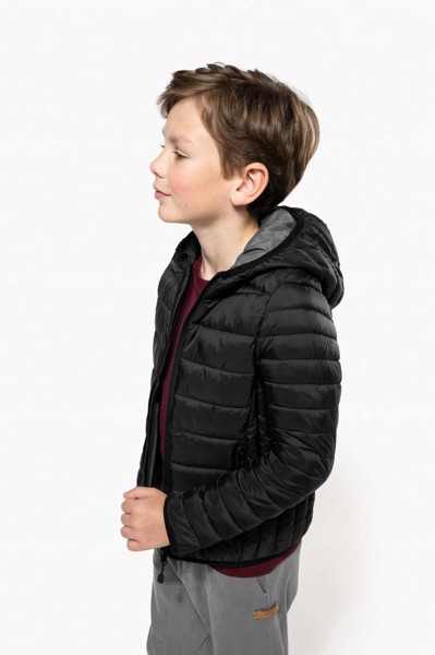 Kids' Lightweight Hooded Padded Jacket - Light Royal Blue / 6/8