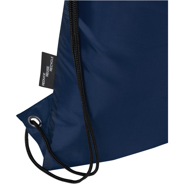 Borsa termica con coulisse in materiale riciclato Adventure - 9L - Navy