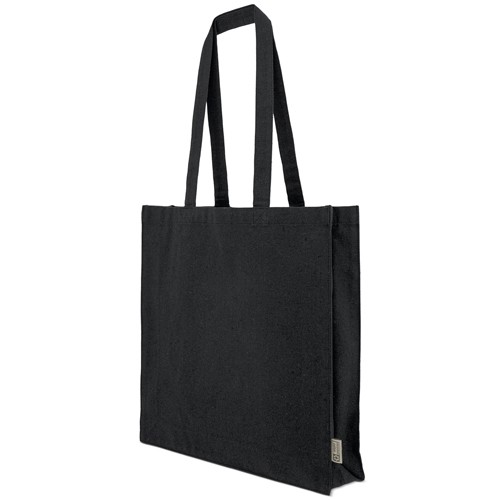 RECYCLED COTTON BAG “SHEBEL” - Black