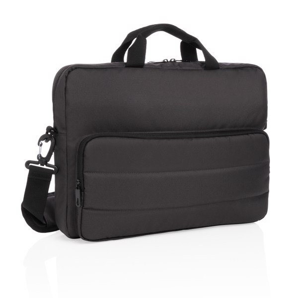 Xd Xclusive RPET laptop bag 15.6 inch, recycled - Black